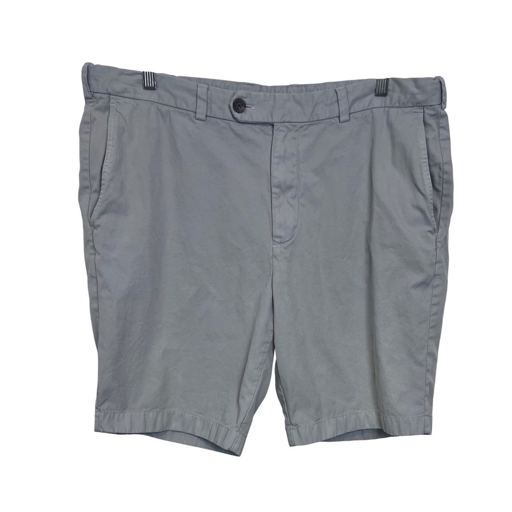 Brooks Brothers Bermuda Short Men 40 Gray Cotton Chino Classic Preppy Casual F11